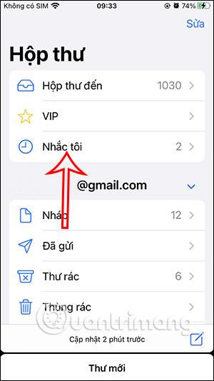 Come ricordare di rileggere le email su iPhone