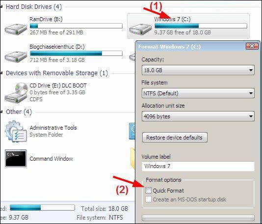 Comment installer Windows sur WinPE