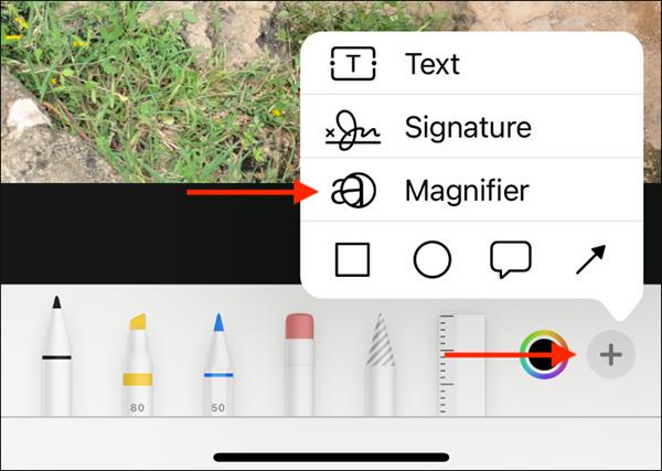 Comment agrandir une partie d'une photo sur iPhone