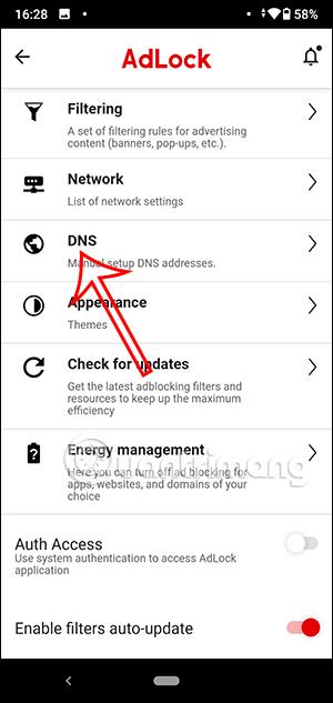 Instructions pour utiliser AdLock sur les téléphones Android