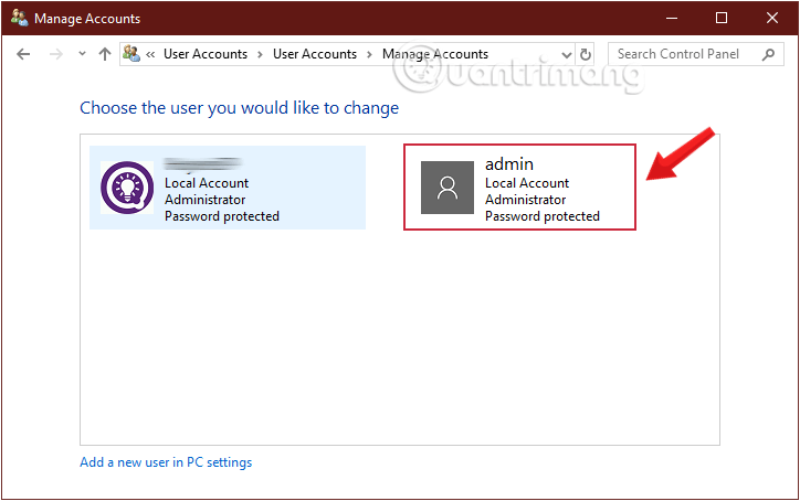 Instructions sur 5 façons de supprimer des comptes d'utilisateurs sous Windows 10