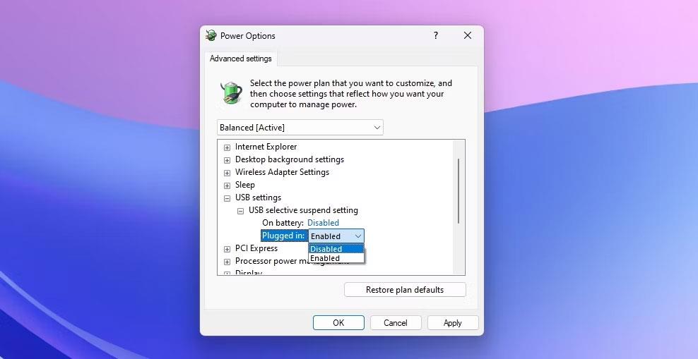 3 façons de désactiver la suspension sélective USB dans Windows 11