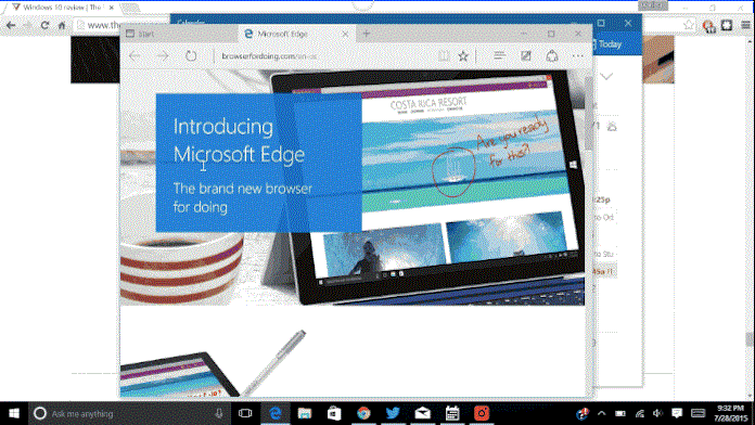 10 animazioni illustrano le funzionalità più importanti di Windows 10