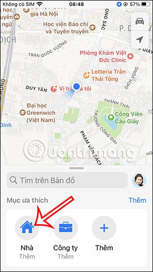 Comment ajouter une adresse personnelle sur Apple Maps