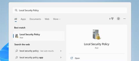 Come aprire i criteri di sicurezza locali in Windows 11