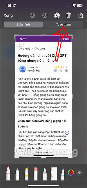 如何在 iPhone 上將網頁儲存為照片