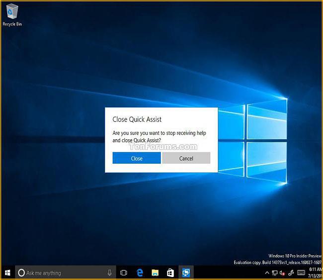 Comment obtenir une assistance à distance avec l'application Quick Assist sous Windows 10