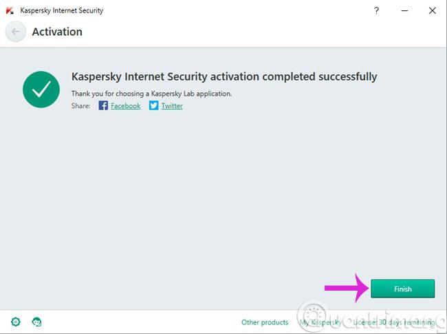 Come passare Kaspersky Free Antivirus all'interfaccia inglese