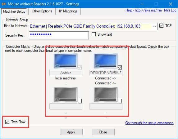 Windows 10 で 2 台のコンピューター間でキーボードとマウスを共有する方法