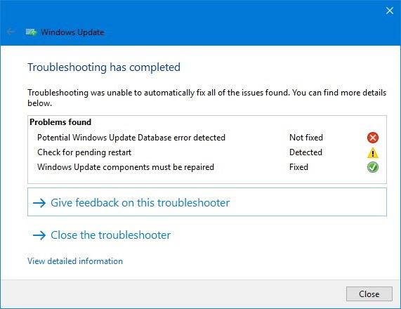 Windows 10 2018년 4월 업데이트 업그레이드 전후에 일부 오류 수정