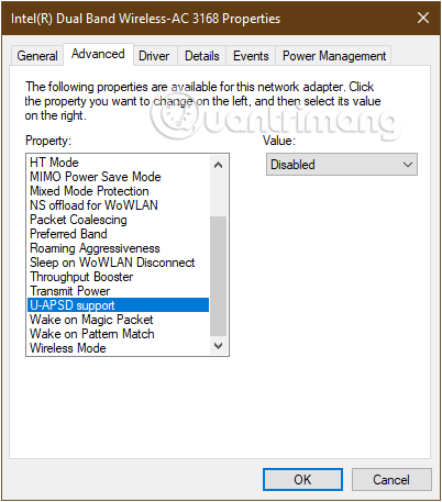 Correction d'une erreur de déconnexion de la connexion Wifi sous Windows 10, 8, 7 et Vista