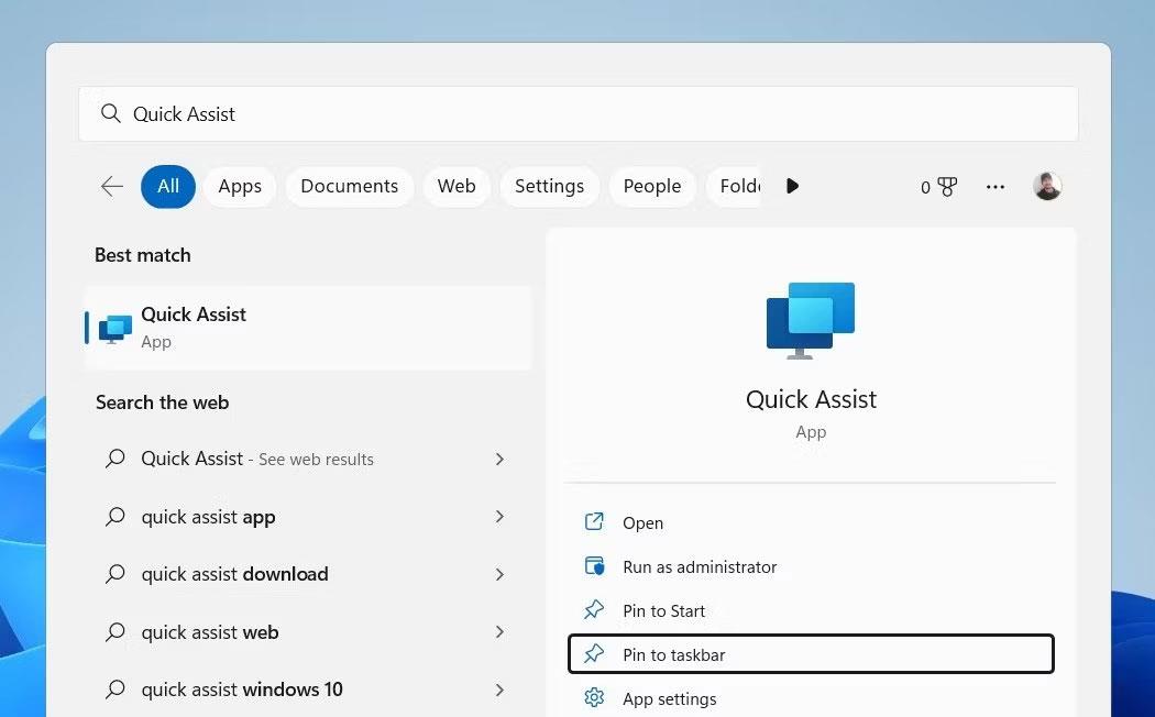 So öffnen Sie das Quick Assist-Tool in Windows 11