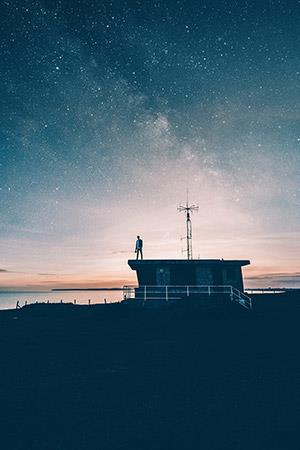 夜空の壁紙、美しい星空の壁紙