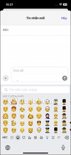 在 iPhone 上更改表情符號顏色的說明