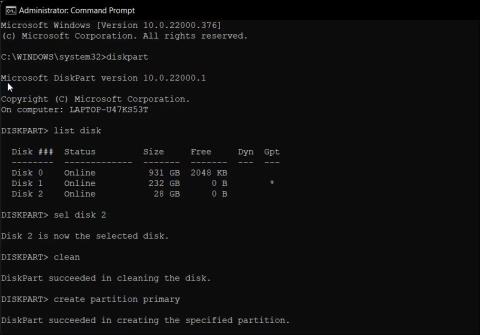 Come creare USB Boot utilizzando il prompt dei comandi