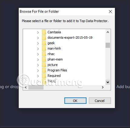 Come utilizzare Top Data Protector per proteggere file e cartelle