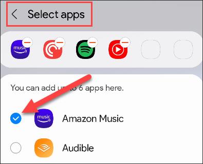 Come creare scorciatoie per app musicali sui telefoni Samsung