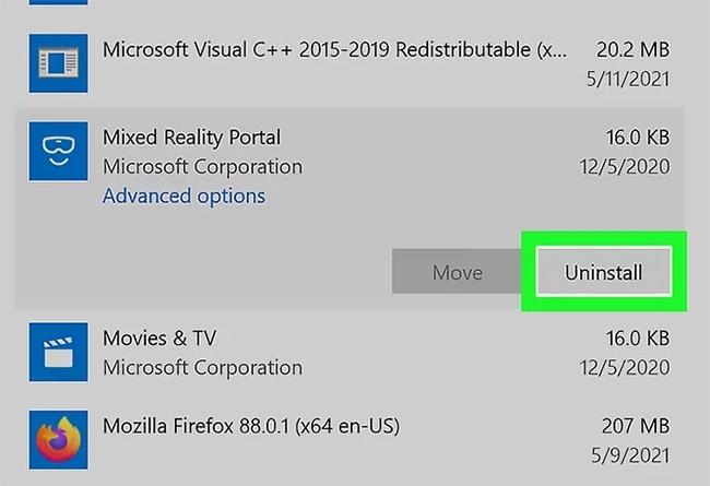 Windows 10의 Store에서 설치된 애플리케이션을 제거하는 방법