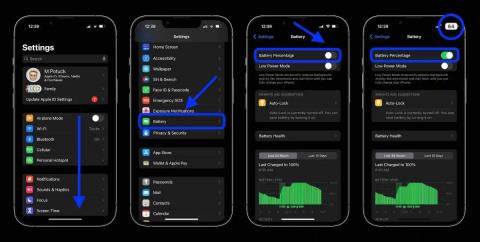 Come visualizzare la percentuale della batteria delliPhone su iOS 16