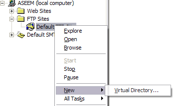 Utilizza IIS per configurare il server FTP su Windows