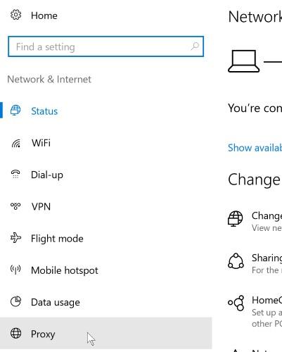 Windows 10 でプロキシ サーバーに接続してインターネットに安全にアクセスする方法