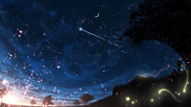 夜空の壁紙、美しい星空の壁紙