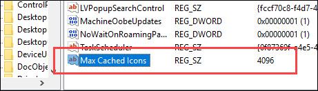 Windows でアイコン キャッシュの容量を増やす手順