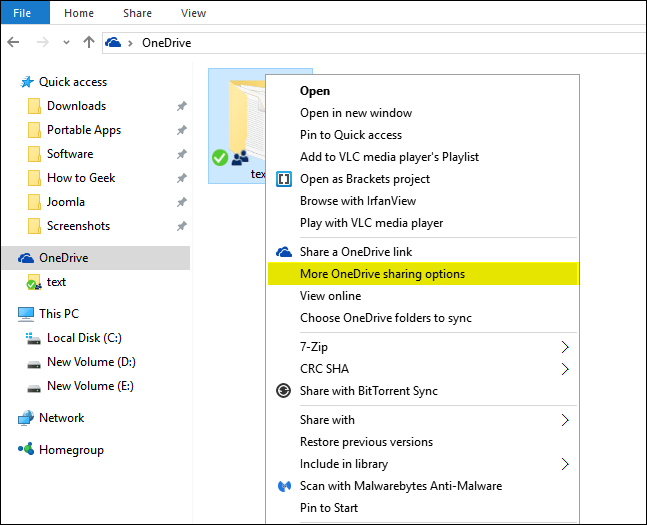 5 façons de partager des fichiers et des dossiers depuis OneDrive sous Windows 10