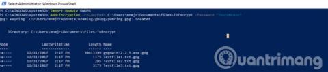 Verschlüsseln Sie Dateien in Windows automatisch mit Powershell