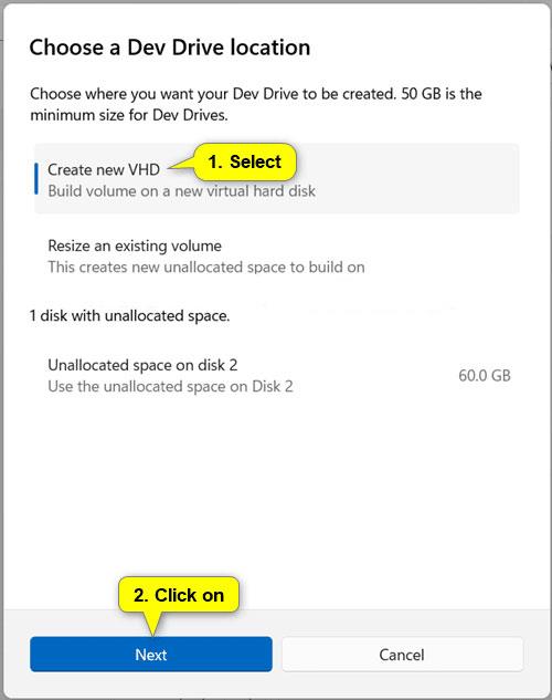 Comment créer Dev Drive sur Windows 11