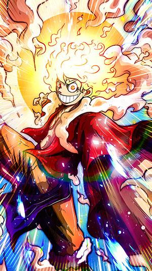 Fond d'écran Luffy Gear 5, fond d'écran Luffy God Nika