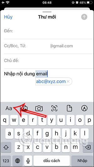 Comment changer la police Apple Mail sur iPhone