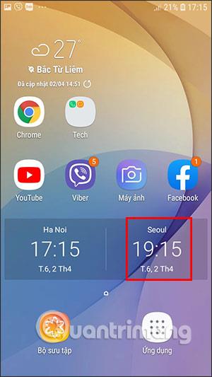 Comment afficher 2 fuseaux horaires sur les téléphones Samsung