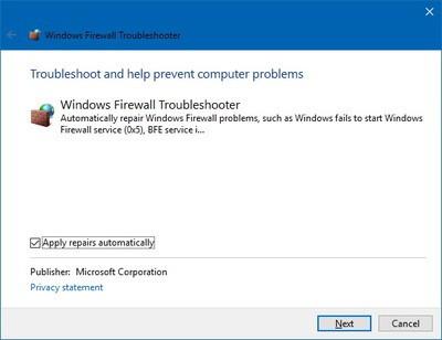 Istruzioni per la gestione e la risoluzione dei problemi del firewall in Windows 10