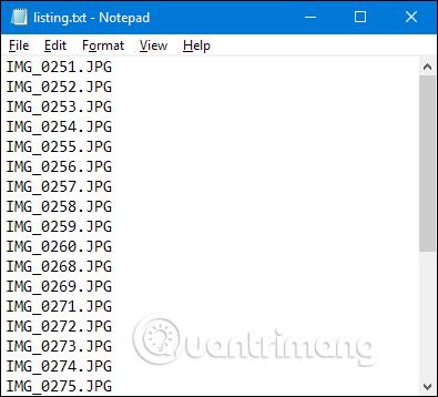 Comment imprimer ou enregistrer une liste de fichiers dans un dossier sous Windows