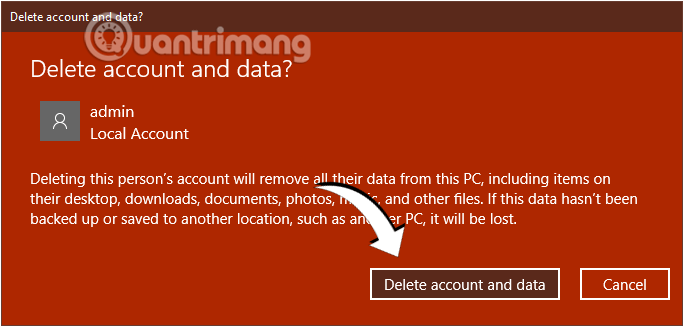 Instructions sur 5 façons de supprimer des comptes d'utilisateurs sous Windows 10