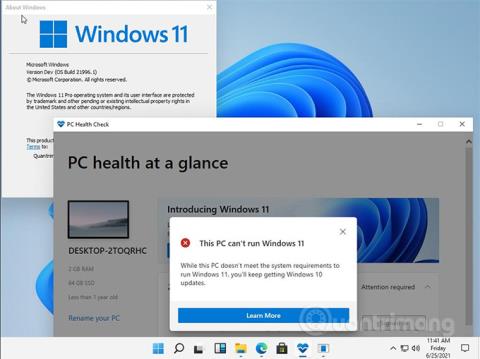 WhyNotWin11 : vérifiez si lordinateur peut être mis à niveau vers Windows 11, en donnant une raison claire