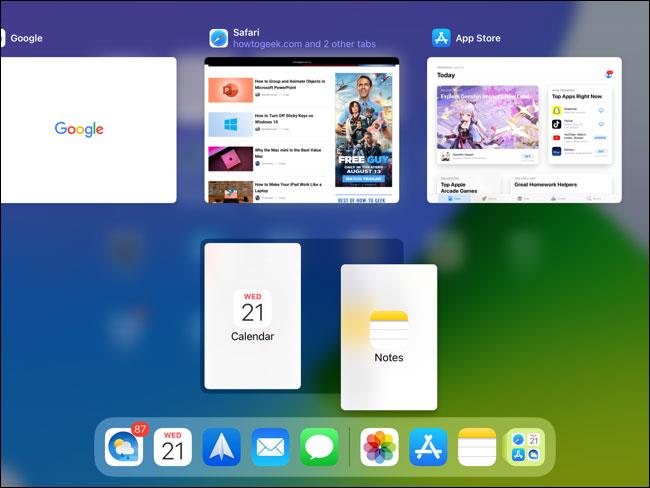 Riepilogo delle nuove funzionalità multitasking su iPad e come utilizzarle