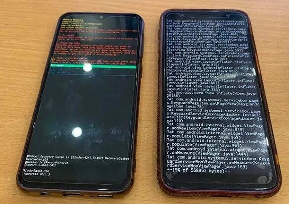 I telefoni Samsung Galaxy J, A, S presentano un errore di ripristino Android dovuto al salto di aprile