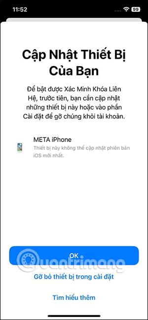 如何在 iPhone 上啟用 iMessage 聯絡人驗證