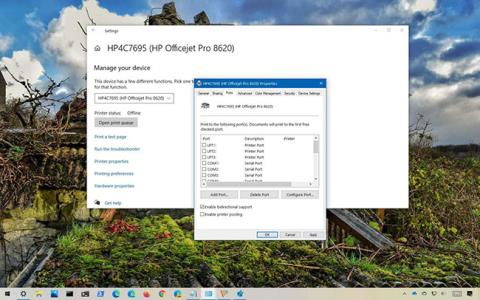 Как исправить ошибку отсутствия порта USB-принтера в Windows 10