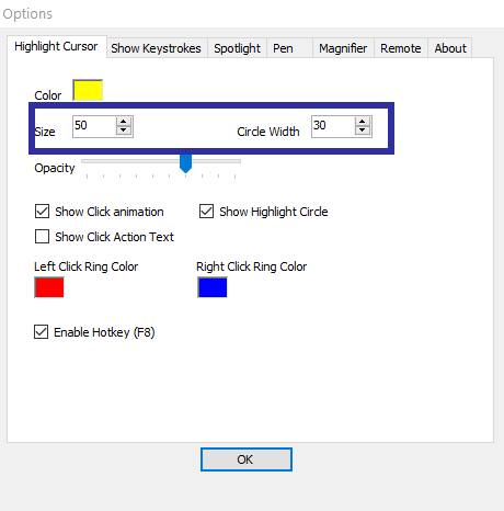 Comment créer un cercle jaune autour du pointeur de la souris sous Windows