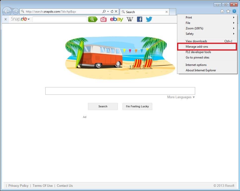 Instructions pour supprimer Snap.do sur les navigateurs Chrome, Firefox et Internet Explorer