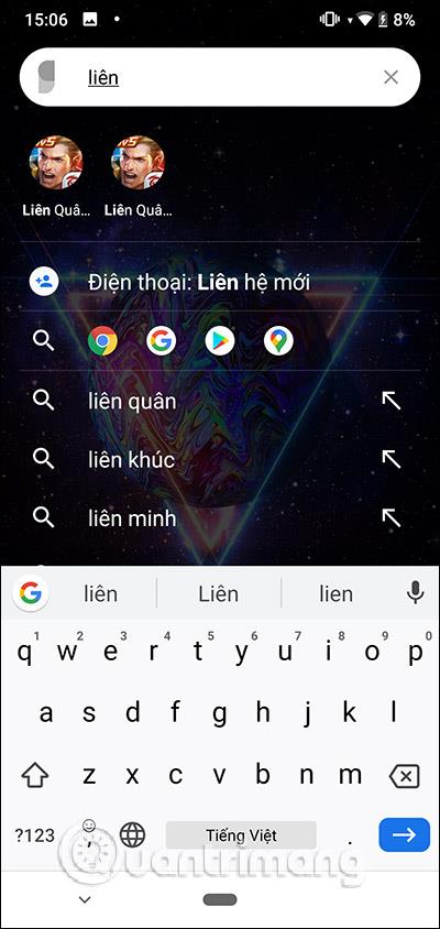 Comment créer une barre de recherche Android avec Sesame