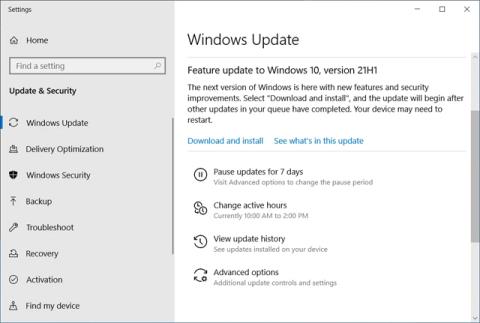 Была выпущена Windows 10 21H1, в которой добавлено несколько новых функций и удалены некоторые устаревшие функции.