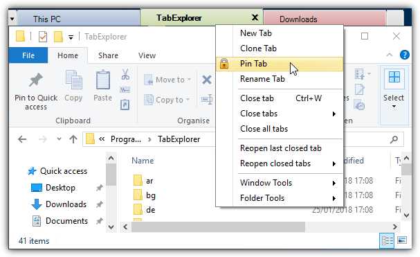 So erhalten Sie Tabs im Datei-Explorer in Windows 10