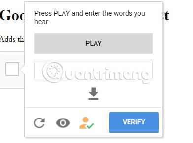 Google의 ReCAPTCHA 이미지를 우회하는 방법