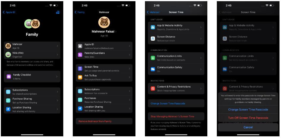 Comment réinitialiser le mot de passe de la fonction Screen Time sur iPhone, iPad et Mac