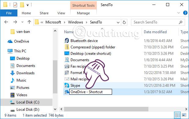 So fügen Sie dem Windows 10-Rechtsklickmenü ein Wolkensymbol hinzu