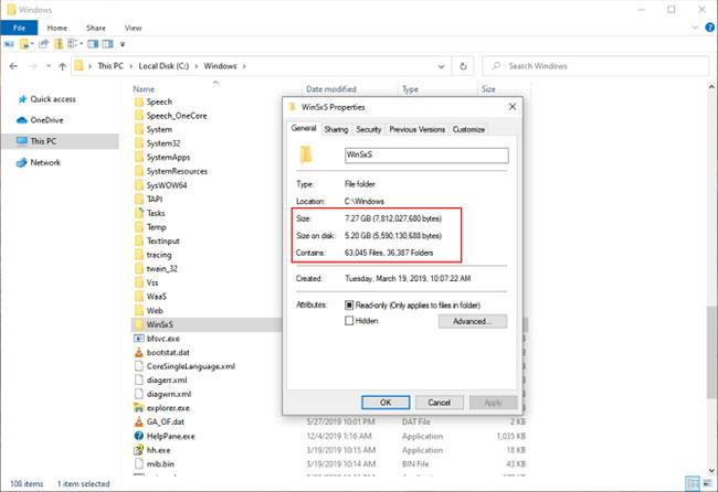 Как управлять огромной папкой WinSxS в Windows 10